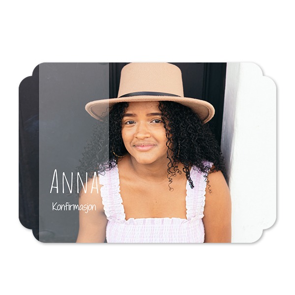 Enkle Fotokort dobbel avrunding liggende 14,3 x 10 cm Enkle Fotokort dobbel avrunding liggende 14,3 x 10 cm