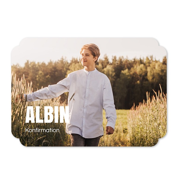 Enkla Fotokort moln liggande 14,3 x 10 cm