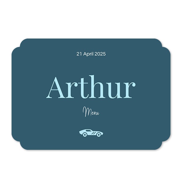Single Card Double Rounded Horizontal 14,3 x 10 cm