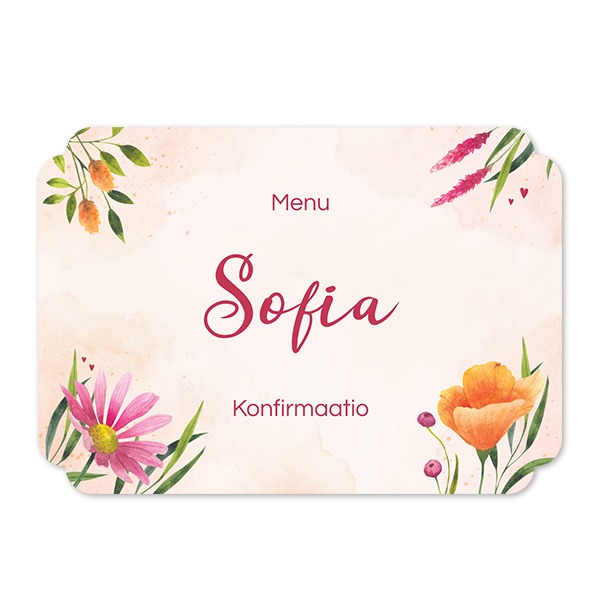 Klassinen Kuvakortti pilven muotoinen vaaka 14,3 x 10 cm