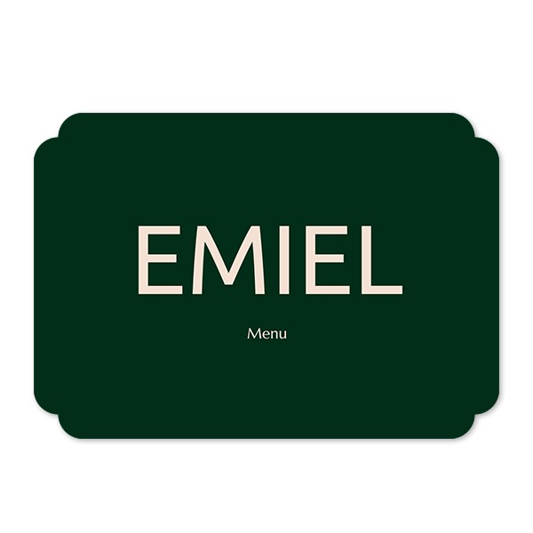 Single Card Double Rounded Horizontal 14,3 x 10 cm