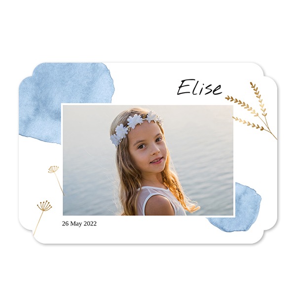 Single Card Double Rounded Horizontal 14,3 x 10 cm