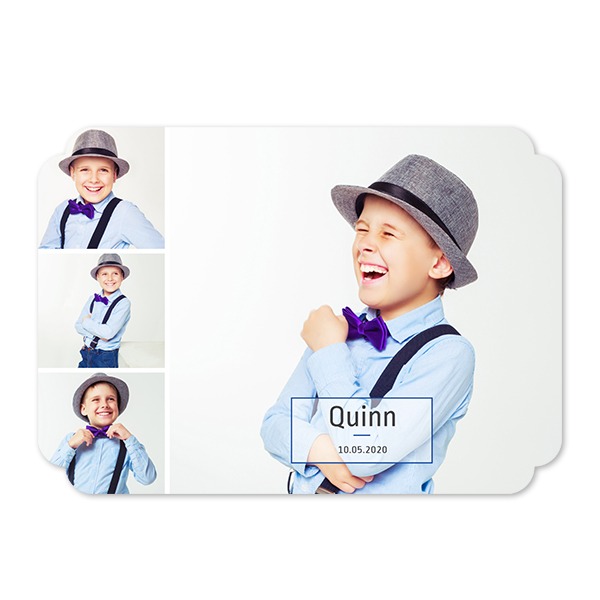 Single Card Double Rounded Horizontal 14,3 x 10 cm