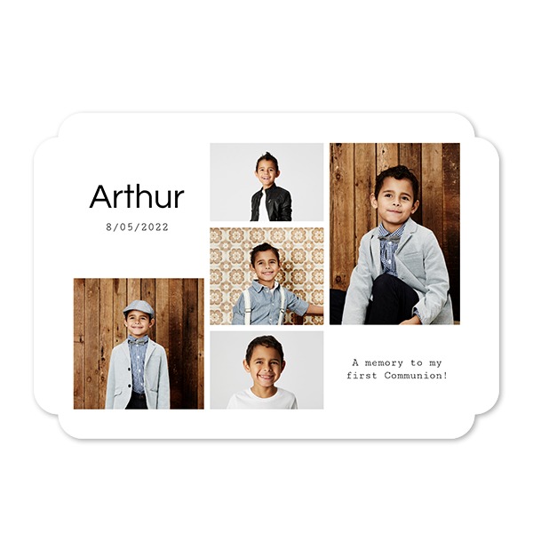 Single Card Double Rounded Horizontal 14,3 x 10 cm