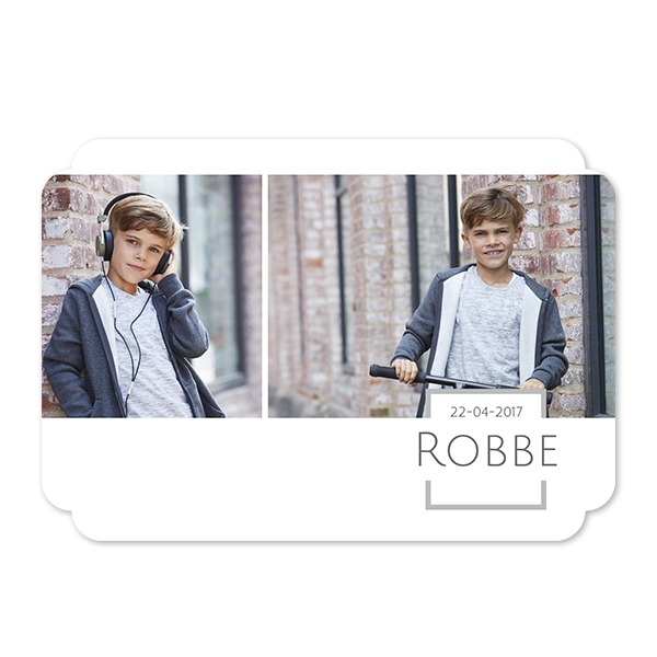 Single Card Double Rounded Horizontal 14,3 x 10 cm