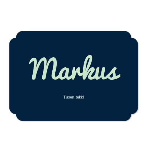 Enkle Fotokort dobbel avrunding liggende 14,3 x 10 cm