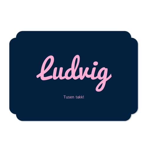 Enkle Fotokort dobbel avrunding liggende 14,3 x 10 cm