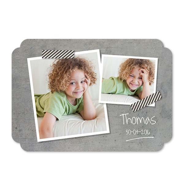 Single Card Double Rounded Horizontal 14,3 x 10 cm
