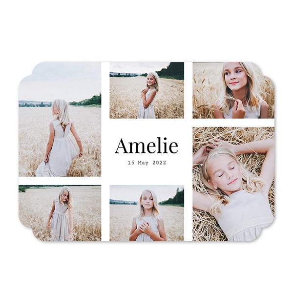 Single Card Double Rounded Horizontal 14,3 x 10 cm Single Card Double Rounded Horizontal 14,3 x 10 cm