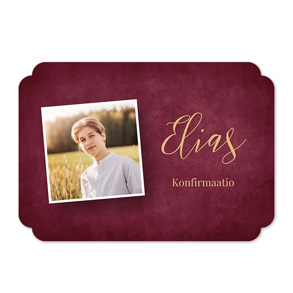 Klassinen Kuvakortti pilven muotoinen vaaka 14,3 x 10 cm