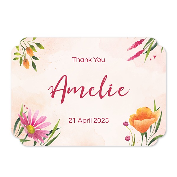 Single Card Double Rounded Horizontal 14,3 x 10 cm Single Card Double Rounded Horizontal 14,3 x 10 cm