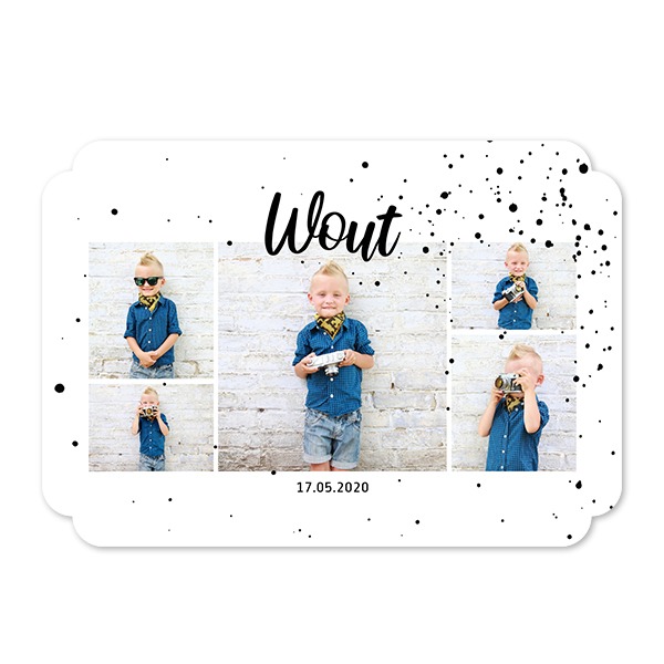 Single Card Double Rounded Horizontal 14,3 x 10 cm