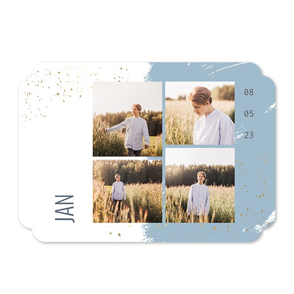 Enkle Fotokort dobbelt afrunding landskap 14,3 x 10 cm Enkle Fotokort dobbelt afrunding landskap 14,3 x 10 cm