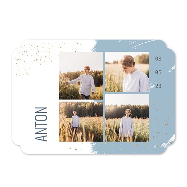 Enkla Fotokort moln liggande 14,3 x 10 cm