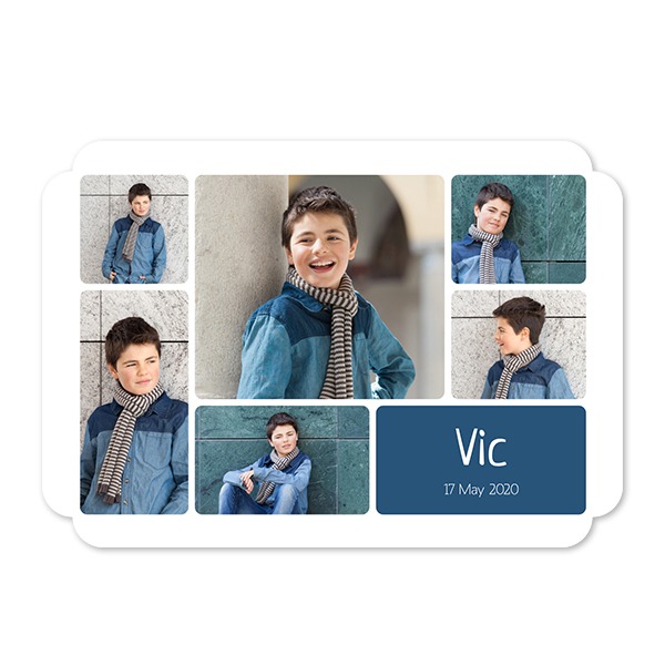 Single Card Double Rounded Horizontal 14,3 x 10 cm