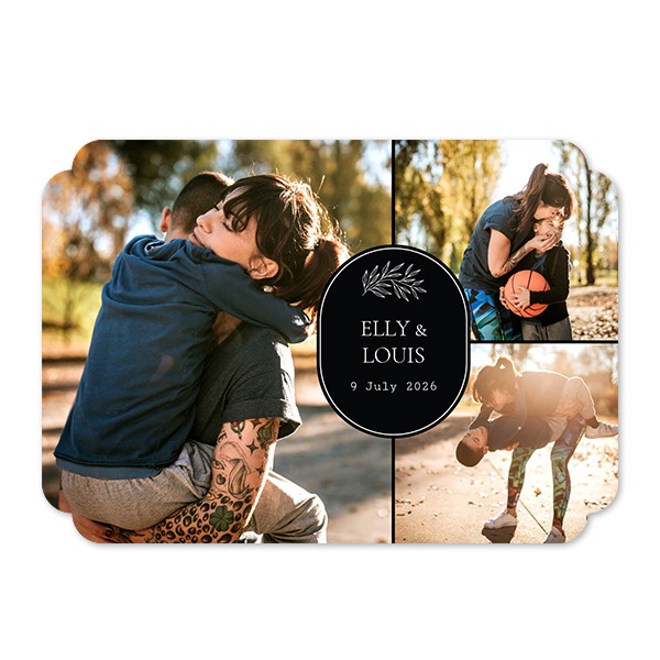 Faire-part 1 volet Bords nuage paysage 14,3 x 10 cm Faire-part 1 volet Bords nuage paysage 14,3 x 10 cm