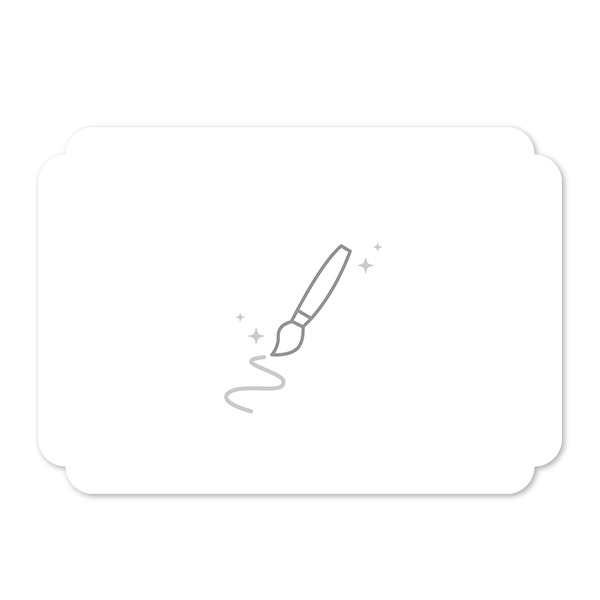 Single Card Double Rounded Horizontal 14,3 x 10 cm