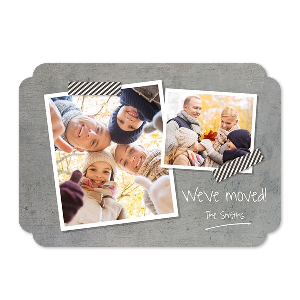 Grusskarte - Runde Ecken Querformat 14,3 x 10 cm