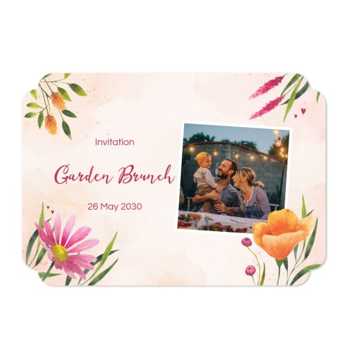 Single Card Double Rounded Horizontal 14,3 x 10 cm Single Card Double Rounded Horizontal 14,3 x 10 cm