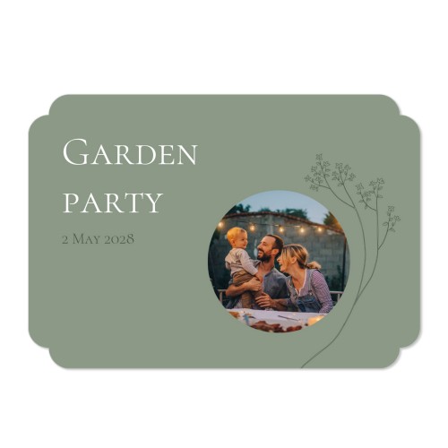 Single Card Double Rounded Horizontal 14,3 x 10 cm