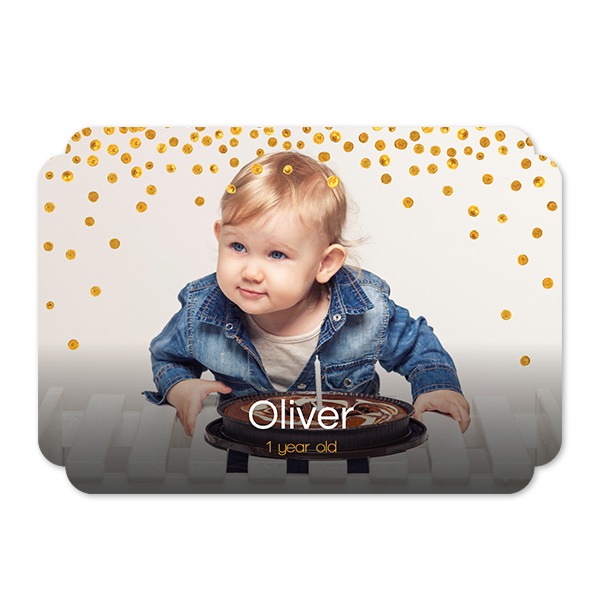 Single Card Double Rounded Horizontal 14,3 x 10 cm