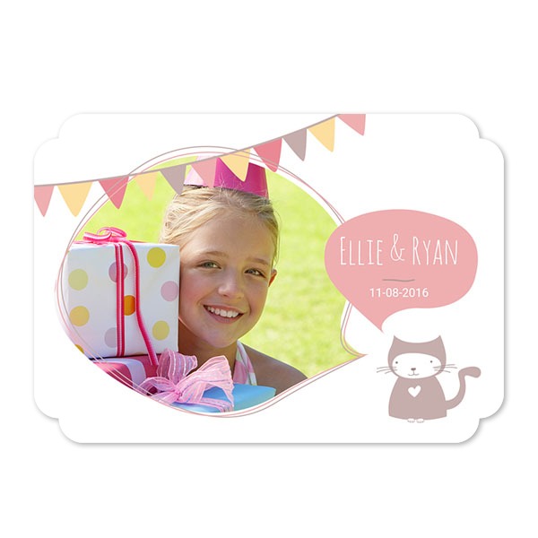 Single Card Double Rounded Horizontal 14,3 x 10 cm