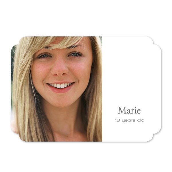 Single Card Double Rounded Horizontal 14,3 x 10 cm