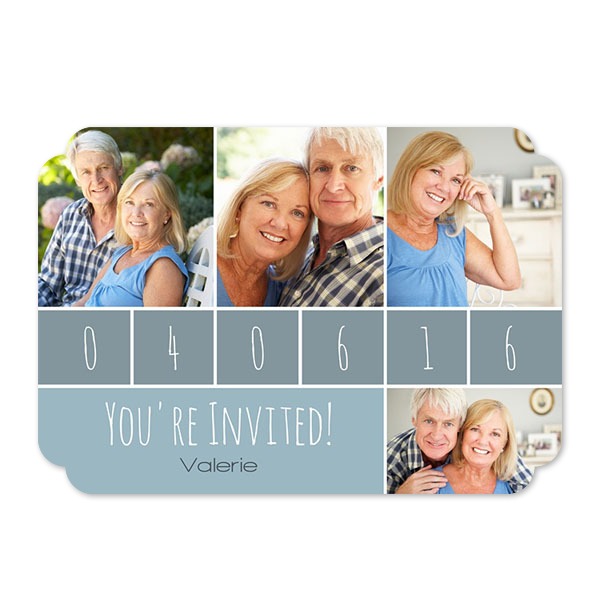 Faire-part 1 volet Bords nuage paysage 14,3 x 10 cm Faire-part 1 volet Bords nuage paysage 14,3 x 10 cm