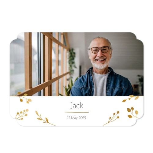 Single Card Double Rounded Horizontal 14,3 x 10 cm