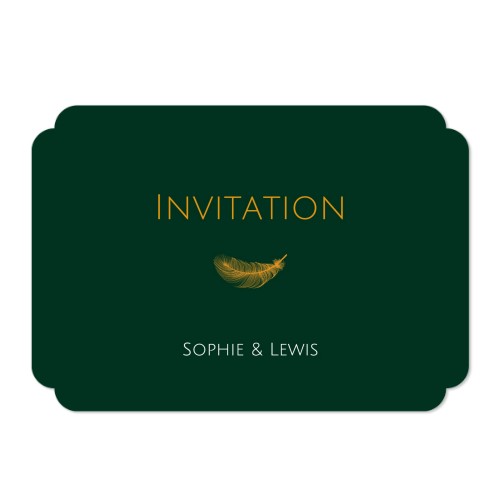 Enkle Fotokort dobbelt afrunding landskap 14,3 x 10 cm