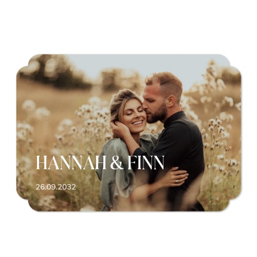 Single Card Double Rounded Horizontal 14,3 x 10 cm