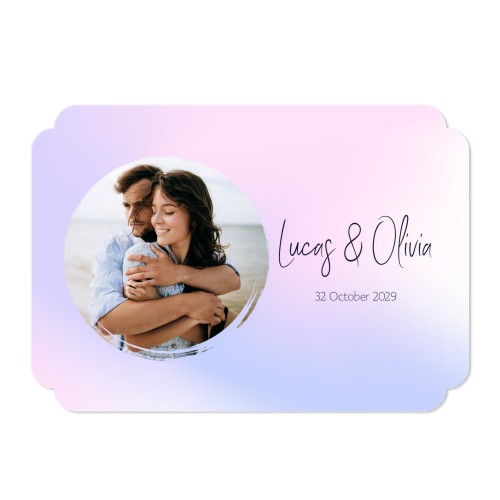 Single Card Double Rounded Horizontal 14,3 x 10 cm Single Card Double Rounded Horizontal 14,3 x 10 cm