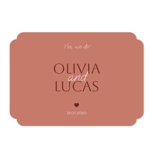 Faire-part 1 volet Bords nuage paysage 14,3 x 10 cm Faire-part 1 volet Bords nuage paysage 14,3 x 10 cm