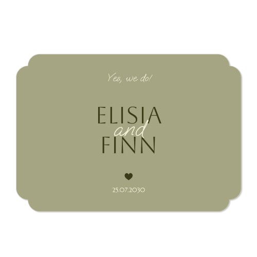 Single Card Double Rounded Horizontal 14,3 x 10 cm