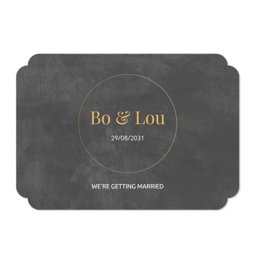 Single Card Double Rounded Horizontal 14,3 x 10 cm