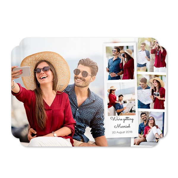 Single Card Double Rounded Horizontal 14,3 x 10 cm