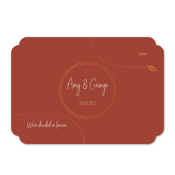 Single Card Double Rounded Horizontal 14,3 x 10 cm Single Card Double Rounded Horizontal 14,3 x 10 cm