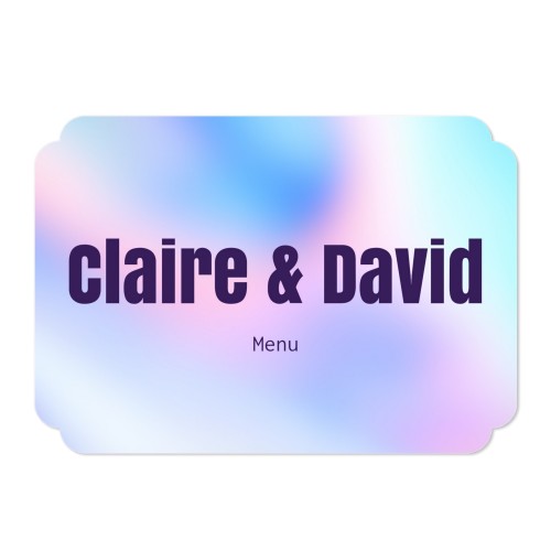 Grusskarte - Runde Ecken Querformat 14,3 x 10 cm