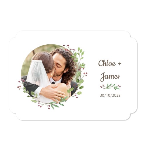 Single Card Double Rounded Horizontal 14,3 x 10 cm