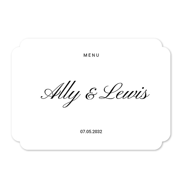 Faire-part 1 volet Bords nuage paysage 14,3 x 10 cm Faire-part 1 volet Bords nuage paysage 14,3 x 10 cm