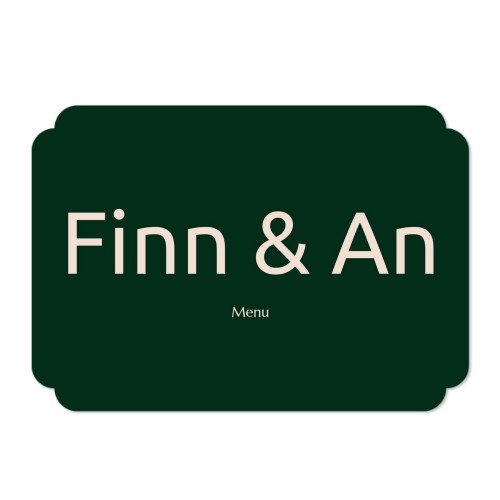 Single Card Double Rounded Horizontal 14,3 x 10 cm