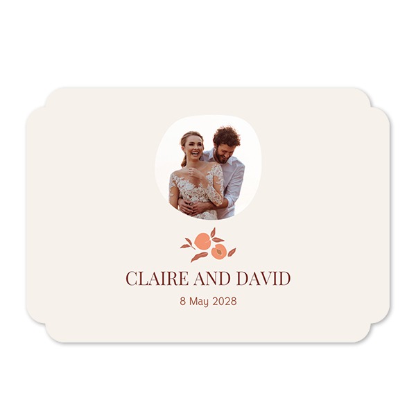 Single Card Double Rounded Horizontal 14,3 x 10 cm