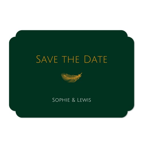 Enkle Fotokort dobbelt afrunding landskap 14,3 x 10 cm