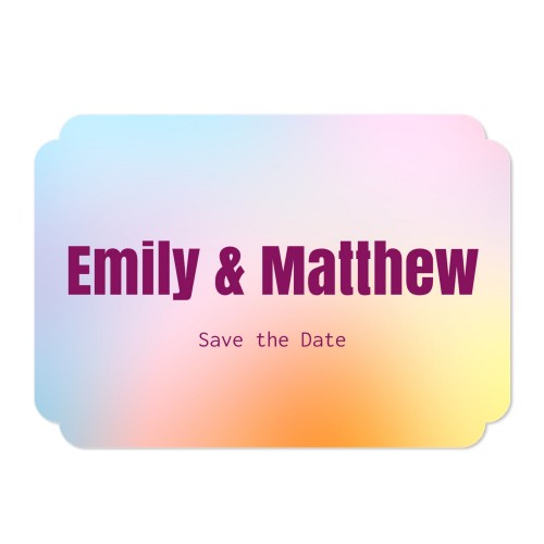 Single Card Double Rounded Horizontal 14,3 x 10 cm