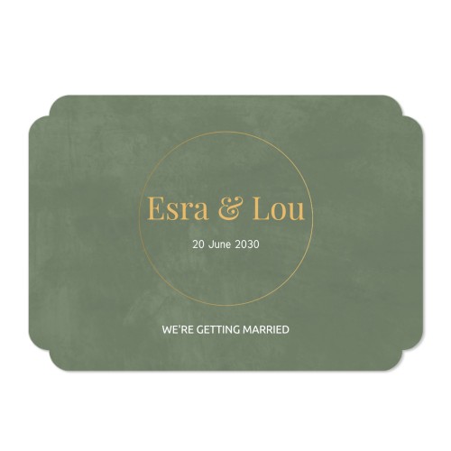 Single Card Double Rounded Horizontal 14,3 x 10 cm