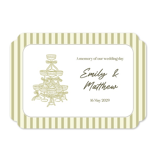 Faire-part 1 volet Bords nuage paysage 14,3 x 10 cm Faire-part 1 volet Bords nuage paysage 14,3 x 10 cm