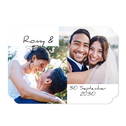 Single Card Double Rounded Horizontal 14,3 x 10 cm