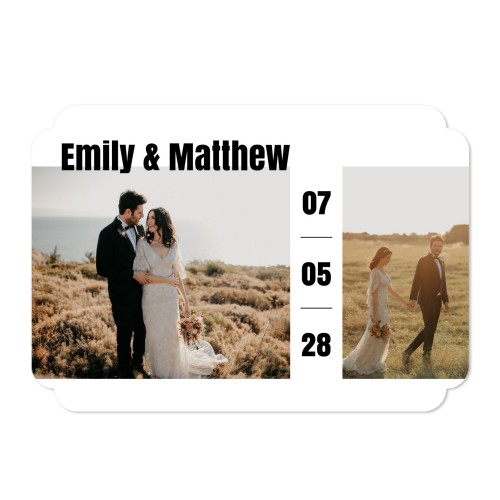 Single Card Double Rounded Horizontal 14,3 x 10 cm