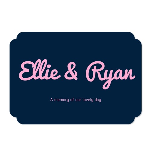 Single Card Double Rounded Horizontal 14,3 x 10 cm