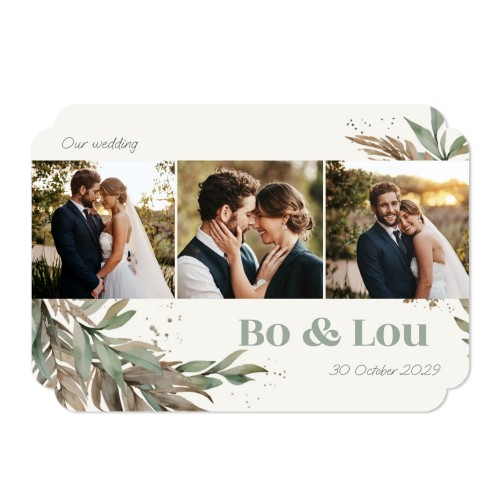 Single Card Double Rounded Horizontal 14,3 x 10 cm